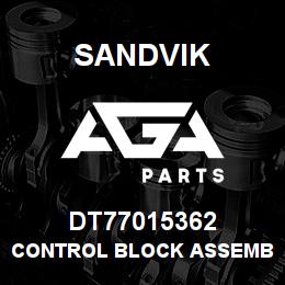 DT77015362 Sandvik CONTROL BLOCK ASSEMBLY | AGA Parts