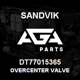 DT77015365 Sandvik OVERCENTER VALVE | AGA Parts