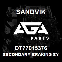 DT77015376 Sandvik SECONDARY BRAKING SYSTEM | AGA Parts