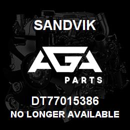DT77015386 Sandvik NO LONGER AVAILABLE | AGA Parts