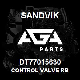 DT77015630 Sandvik CONTROL VALVE RB | AGA Parts