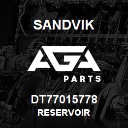 DT77015778 Sandvik RESERVOIR | AGA Parts