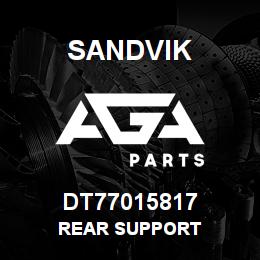 DT77015817 Sandvik REAR SUPPORT | AGA Parts