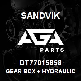 DT77015858 Sandvik GEAR BOX + HYDRAULIC MOTOR | AGA Parts