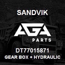 DT77015871 Sandvik GEAR BOX + HYDRAULIC MOTOR | AGA Parts