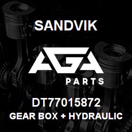 DT77015872 Sandvik GEAR BOX + HYDRAULIC MOTOR | AGA Parts