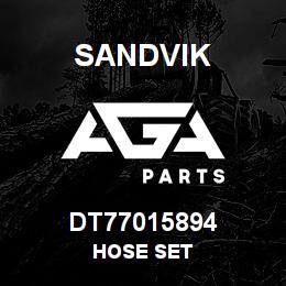 DT77015894 Sandvik HOSE SET | AGA Parts
