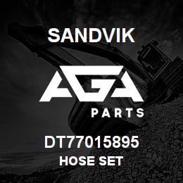 DT77015895 Sandvik HOSE SET | AGA Parts