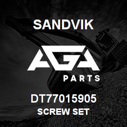 DT77015905 Sandvik SCREW SET | AGA Parts