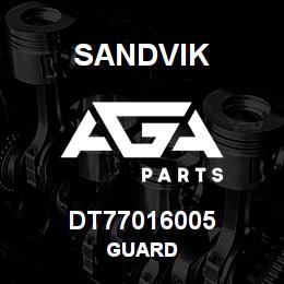 DT77016005 Sandvik GUARD | AGA Parts