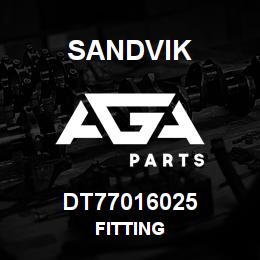 DT77016025 Sandvik FITTING | AGA Parts