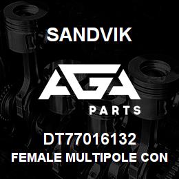 DT77016132 Sandvik FEMALE MULTIPOLE CONNECTOR | AGA Parts