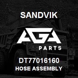DT77016160 Sandvik HOSE ASSEMBLY | AGA Parts