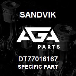 DT77016167 Sandvik SPECIFIC PART | AGA Parts