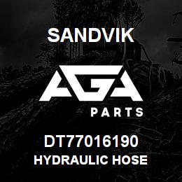 DT77016190 Sandvik HYDRAULIC HOSE | AGA Parts