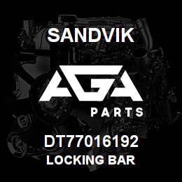 DT77016192 Sandvik LOCKING BAR | AGA Parts