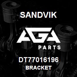 DT77016196 Sandvik BRACKET | AGA Parts