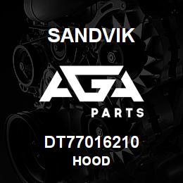 DT77016210 Sandvik HOOD | AGA Parts