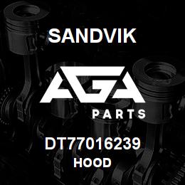 DT77016239 Sandvik HOOD | AGA Parts