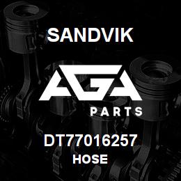 DT77016257 Sandvik HOSE | AGA Parts