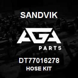 DT77016278 Sandvik HOSE KIT | AGA Parts