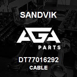 DT77016292 Sandvik CABLE | AGA Parts