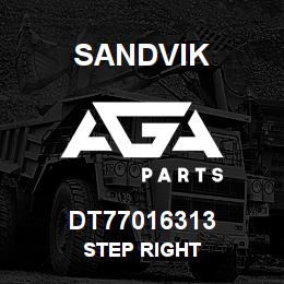 DT77016313 Sandvik STEP RIGHT | AGA Parts