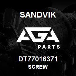 DT77016371 Sandvik SCREW | AGA Parts