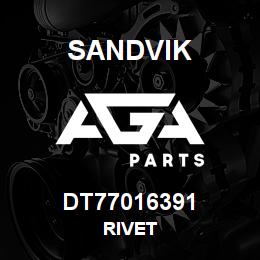 DT77016391 Sandvik RIVET | AGA Parts