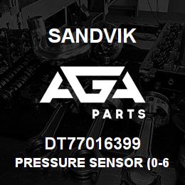 DT77016399 Sandvik PRESSURE SENSOR (0-600 BARS) | AGA Parts