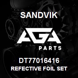 DT77016416 Sandvik REFECTIVE FOIL SET | AGA Parts