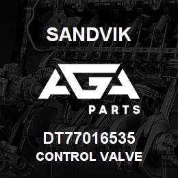 DT77016535 Sandvik CONTROL VALVE | AGA Parts