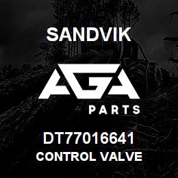 DT77016641 Sandvik CONTROL VALVE | AGA Parts