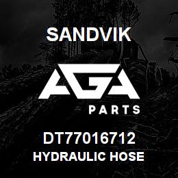 DT77016712 Sandvik HYDRAULIC HOSE | AGA Parts