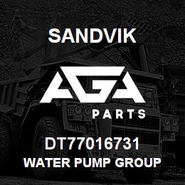 DT77016731 Sandvik WATER PUMP GROUP | AGA Parts