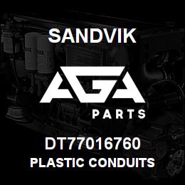 DT77016760 Sandvik PLASTIC CONDUITS | AGA Parts