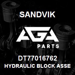 DT77016762 Sandvik HYDRAULIC BLOCK ASSEMBLY | AGA Parts