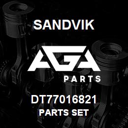 DT77016821 Sandvik PARTS SET | AGA Parts