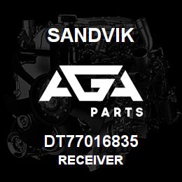 DT77016835 Sandvik RECEIVER | AGA Parts