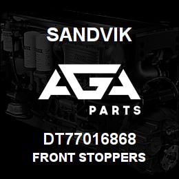 DT77016868 Sandvik FRONT STOPPERS | AGA Parts