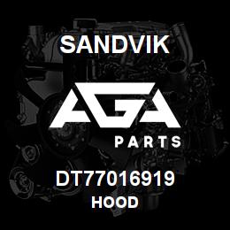 DT77016919 Sandvik HOOD | AGA Parts