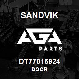 DT77016924 Sandvik DOOR | AGA Parts