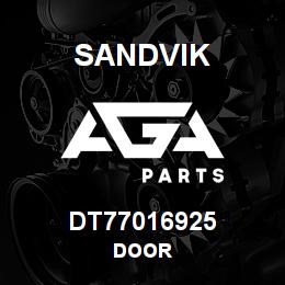 DT77016925 Sandvik DOOR | AGA Parts