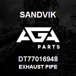 DT77016948 Sandvik EXHAUST PIPE | AGA Parts