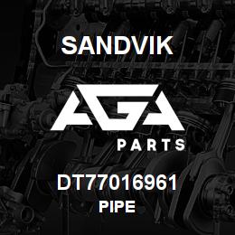 DT77016961 Sandvik PIPE | AGA Parts
