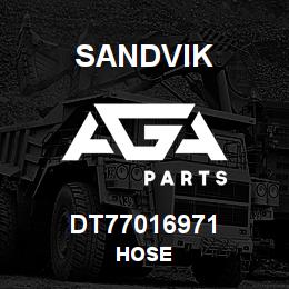 DT77016971 Sandvik HOSE | AGA Parts