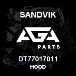 DT77017011 Sandvik HOOD | AGA Parts