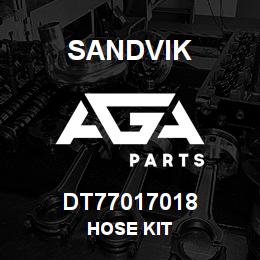DT77017018 Sandvik HOSE KIT | AGA Parts