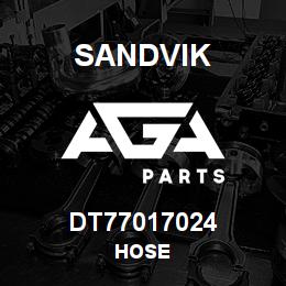 DT77017024 Sandvik HOSE | AGA Parts