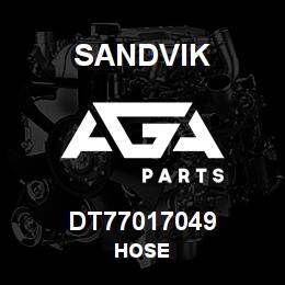 DT77017049 Sandvik HOSE | AGA Parts